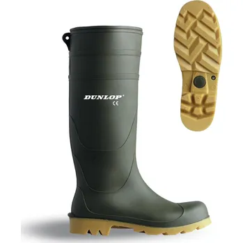 Pracovní oblečení DUNLOP Holínky Dunlop Ecofort zelené, Velikost 47