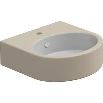 Umyvadlo Like 45BW keramické, dvoubarevné, 45x44 cm, LKLAVBW45BI000034