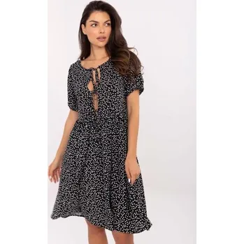 Dámské šaty Černobílé letní šaty s puntíky SUBLEVEL