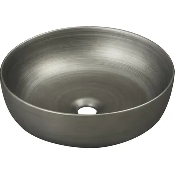 Novoterm Keramické umyvadlo na desku NV-KR-98 stříbrné