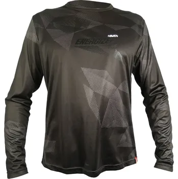 cyklistický dres Dres HAVEN Energizer Crazy long black/black, velikost XXL (Barva černá/černá)