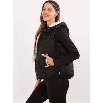 Dámská vesta Vest-MBM-KZ-2502.27-black Factory Price černá | krémová 3371903