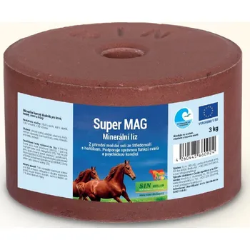 Krmivo pro hospodářské zvíře Super Mag minerální liz s hořčíkem pro koně, skot, ovce a kozy 3 kg