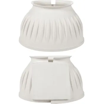 Vybavení pro koně HKM Gumové zvony -Atlanta- pár, bílé, M