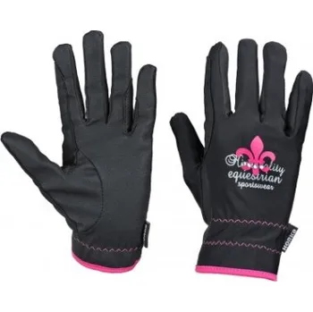 Jezdecké rukavice HORKA Rukavice jezdecké Horka Lycra modrá/s.modrá, Velikost modrá/s.modrá XS