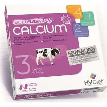 Krmivo pro hospodářské zvíře HyDiet bolusy, Boliflash CALCIUM 12 ks