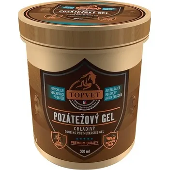 Koňská maska proti hmyzu STIEFEL Topvet Pozátěžový gel chladivý 0,5kg