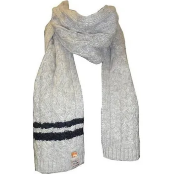 HKM ŠÁLA S COPÁNKOVÝM VZOREM ŠEDIVÁ