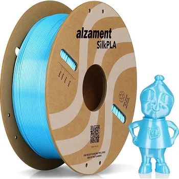 Příslušenství k 3D tiskárně Alzament PLA Silk 1 kg Sky Blue