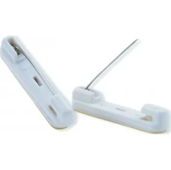 Konferenční stolek Konferenční špendlík na jmenovku - 100 ks, bílá