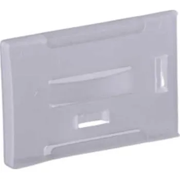 Závěsný plastový obal na kartu CCE - 10 ks, čirá