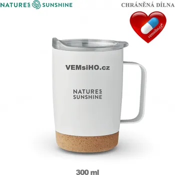 Termohrnek ❤️ NSP Termohrnek s logem | bílý | 300 ml | AKCE: SLEVA . 0216 ❤️ 300 ml ❤️ Nature's Sunshine® USA ❤️ VEMsiHO.cz - CHRÁNĚNÁ DÍLNA ❤️ Natures Sunshine ❤️