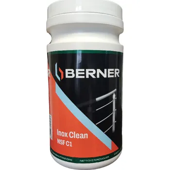 Čistič plastových dílů Berner 84839 Čisticí ubrousky na nerez, mosaz, měd, chrom, hliník a keramiku - NSF C1 + sleva 5% po přihlášení