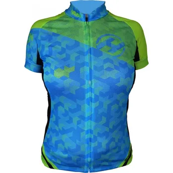cyklistický dres Dres HAVEN SINGLETRAIL women blue/green, velikost M (Barva modrá/zelená)