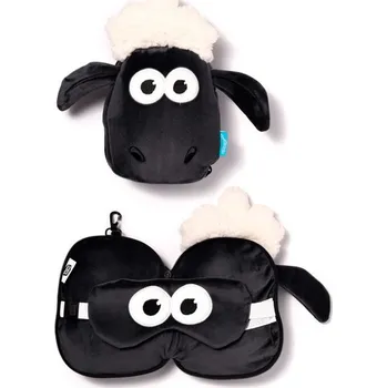 Cestovní polštářek Relaxeazzz cestovní polštář & maska na oči Typ: Ovečka Shaun - doprava zdarma od 1499 Kč