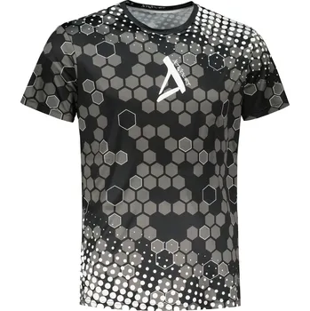 Pánské funkční triko premium ALTISPORT VOJ/ALM005TR01 ČERNOBÍLÁ 4XL