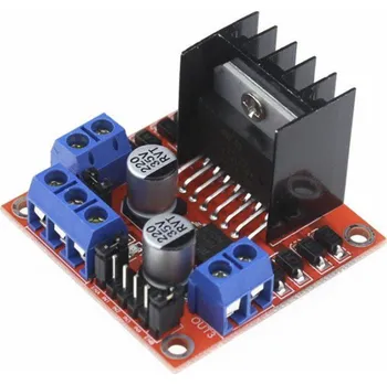 Elektronická stavebnice MD-L298N řadič motoru 2A 7V-30V L298N dvoukanálový DC krokový Arduino Raspberry Pi