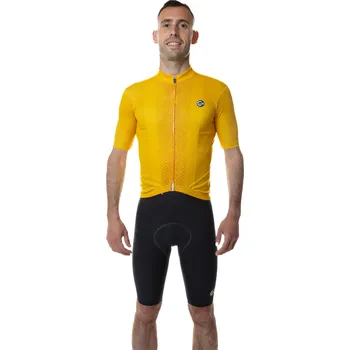 cyklistický dres C-LAB Pánský cyklistický dres Unica XL ŽLUTÁ
