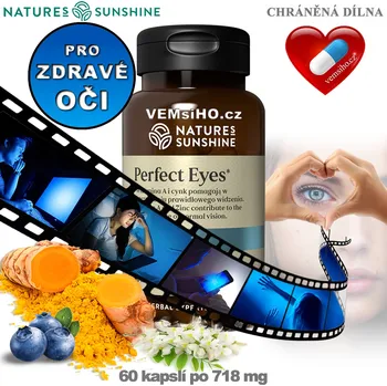 Vůně do bytu ❤️ Nature’s Sunshine Perfect Eyes | ZDRAVÉ OČI | AKCE: - 50 % SLEVA ❤️ 60 kapslí po 718 mg ❤️ Nature’s Sunshine® USA - KVALITNÍ 100% Přírodní doplňky stravy, kosmetika, esenciální oleje, příslušenství Natures Sunshine ❤️ VEMsiHO.cz - CHRÁNĚNÁ DÍLNA ❤️