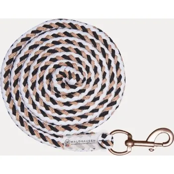 Vybavení pro koně WALDHAUSEN Vodítko Shine bílo/zlaté