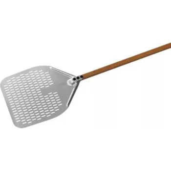 Lopata na pizzu GI-METAL Lopata na pizzu sázecí hliník perforovaná Woodtech 33 cm