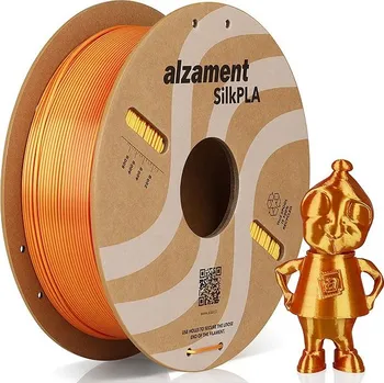 3D tisk Alzament PLA Silk Dual Color 1 kg Red-Gold