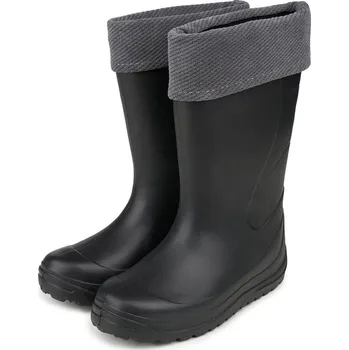 Dámské holínky Vlnka Zateplené dámské vysoké holínky s vlněnou vložkou černá velikost obuv dospělí 39