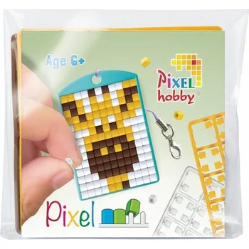 kreativní sada Pixelhobby Pixel klíčenka žirafa nebo tygr
