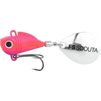 Umělá nástraha SPRO - Nástraha Scouta Jig Spinner 10 g Fluoro Pink