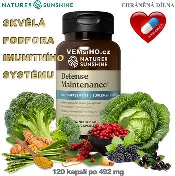 Vůně do bytu ❤️ Nature’s Sunshine Defense Maintenance | ÚDRŽBA OBRANY | AKCE: - 50 % SLEVA ❤️ 120 kapslí po 492 mg ❤️ Nature’s Sunshine® USA - KVALITNÍ 100% Přírodní doplňky stravy, kosmetika, esenciální oleje, příslušenství Natures Sunshine ❤️ VEMsiHO.cz - CHRÁNĚNÁ