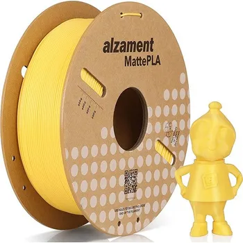 Příslušenství k 3D tiskárně Alzament PLA Matte 1 kg Yellow