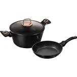 BERLINGERHAUS Sada nádobí s titanovým povrchem 3 ks Black Rose Collection BH-8167