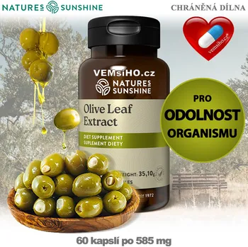 Vůně do bytu ❤️ Nature’s Sunshine OLIVE LEAF EXTRACT | Extrakt z olivových listů | ODOLNOST ORGANISMU | AKCE: - 20 % SLEVA ❤️ 60 kapslí po 585 mg ❤️ Nature’s Sunshine® USA - KVALITNÍ 100% Přírodní doplňky stravy, kosmetika, esenciální oleje, příslušenství Natures Su