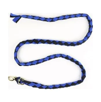 Vodítko Americké splétané 2.5m černo/modré
