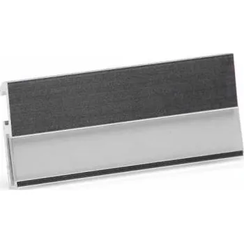 Jmenovka na stůl Jmenovka na oděv ALU 7 - 10 ks, hliník / černá