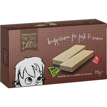 The Bee Bros Oplatky s medem a kakaem 135g THE BEE BROTHERS