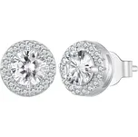 Elenys stříbrné peckové náušnice Kruh elegance