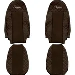 Autopotahy Volvo FH 2008-2013, koženka, hnědá