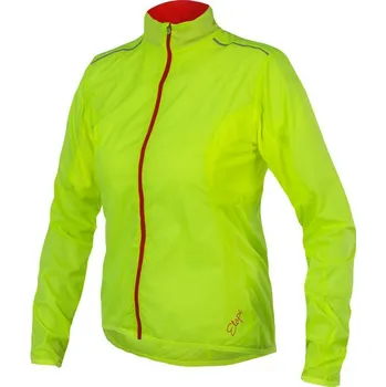 Cyklistická bunda Dámská větrovka ETAPE Gloria, žlutá, velikost XXL fluo (odolný materiál WindShell vodě i větru )