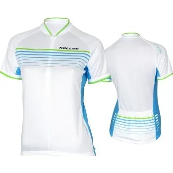 cyklistický dres Dres KELLYS JODY krátký rukáv white (Dámský dres, velikost XS)