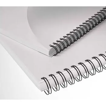 Vázací hřbet Kovové hřbety Eurosupplies (3/1") 8 mm - 100 ks, černá