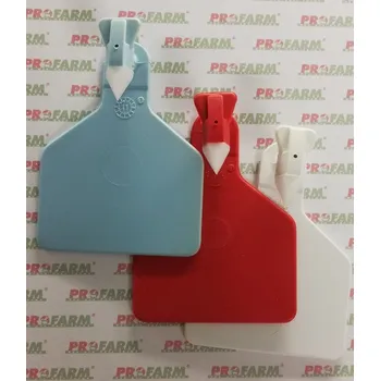 Chov hospodářského zvířete Ušní známka ZEE TAGS jednodílná large, Barva červená