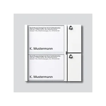 Příslušenství k domovnímu zvonku Tlačítkový modul TM 612-2 SM SSS Elektro-System-Technik 49-02-801-80342