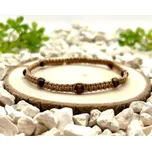 Certom Macramé náramek s tygřím okem 0296