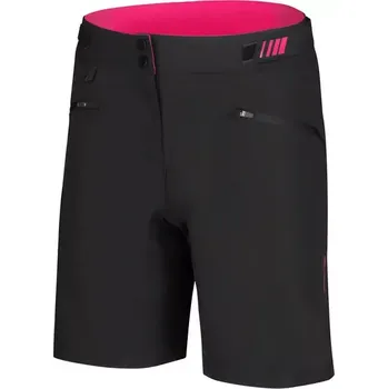 Cyklistické oblečení Dámské cyklistické volné kalhoty CAT 2.0, velikost XXL, černá/růžová (nový prodyšný elastický materiál X6)