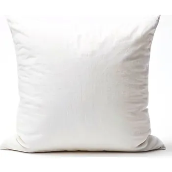 Povlak na polštářek Bavlněný povlak na polštář - Bílý Zapínání: zip, Velikost polštáře: 40x40