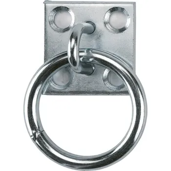 Oko vázací zinkované s platem