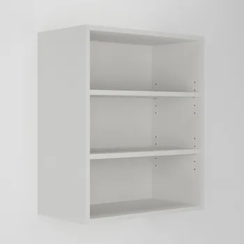 Kuchyňská skříňka Horní skříňka otevřená 770 - lamino, bílá