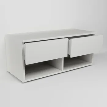 Komoda Skříňka s dvěma zásuvkami a dvěma spodními nikami (v. 40cm)