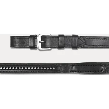 Sport WALDHAUSEN Otěže s kamínky full černé